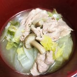 豚バラ肉と白菜の鶏ガラスープ煮